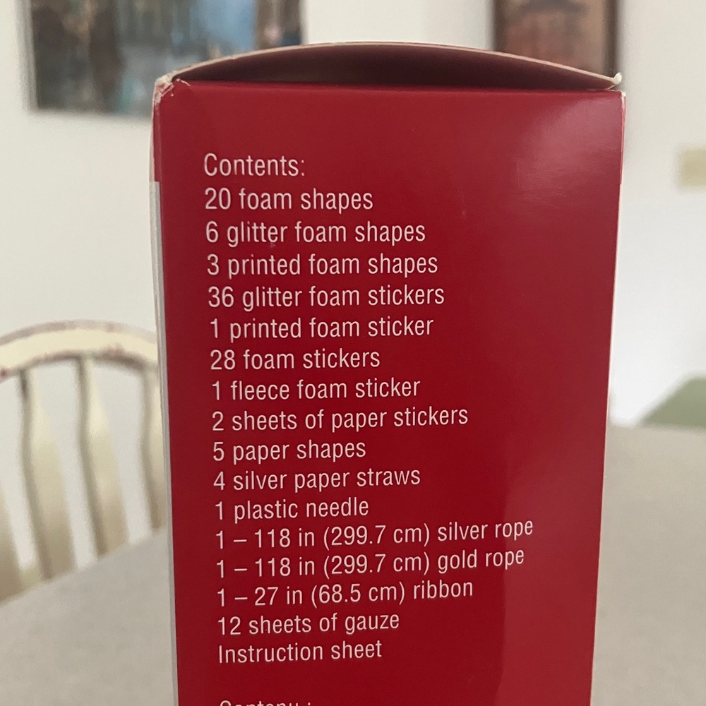 NWT DIY Nutcracker Stage - Do It Yourself Foam Paper Gauze Ribbon Rope Straws - Picture 4 of 7